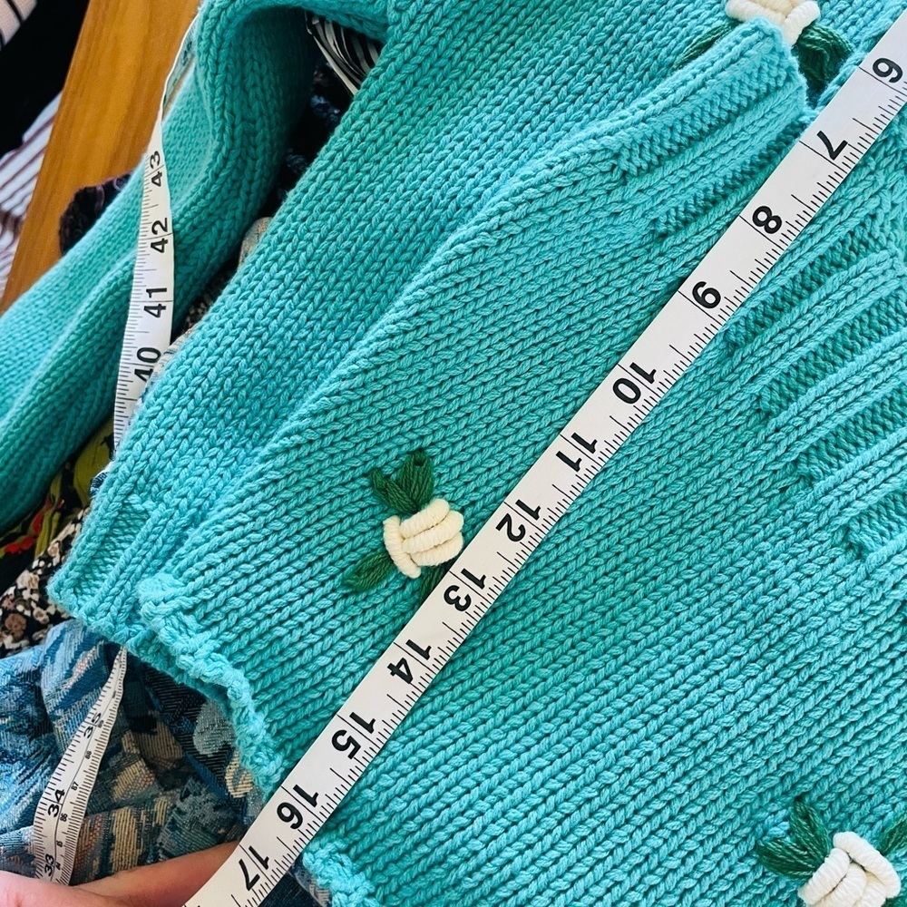 4SIENNA Teal Embroidered Sweater Set - Picture 12 of 12
